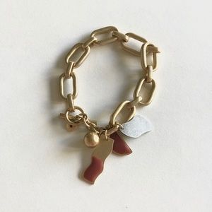 Madewell chunky charm bracelet
